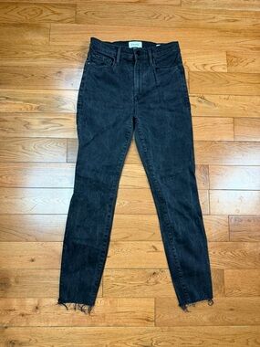 Frame Denim Ali High Rise Cigarette Stretch Jeans